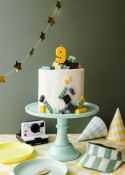 Bougie Chiffre 9 - jaune