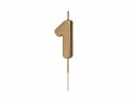 Bougie Chiffre 1 - or