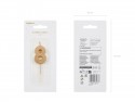 Bougie Chiffre 8 - or