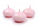 50 rond de bougie flottante - mat rose