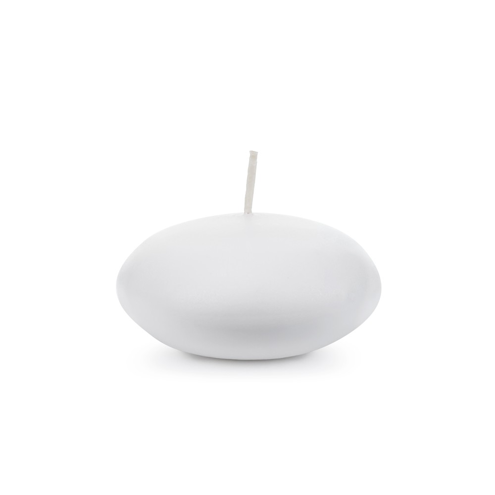 4 Bougie flottante - mat blanc