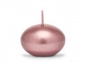 50 Bougie flottante métallisée - or rose