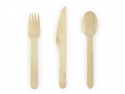18 couverts en bois