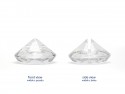 10 Porte -cartes en diamant transparent