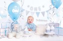 Kit décoration de fête - 1er anniversaire - argent