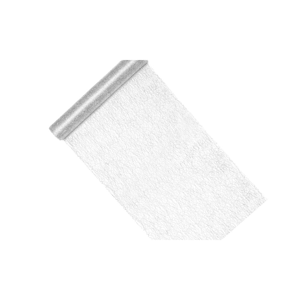 Maille décorative - Fibre - argent