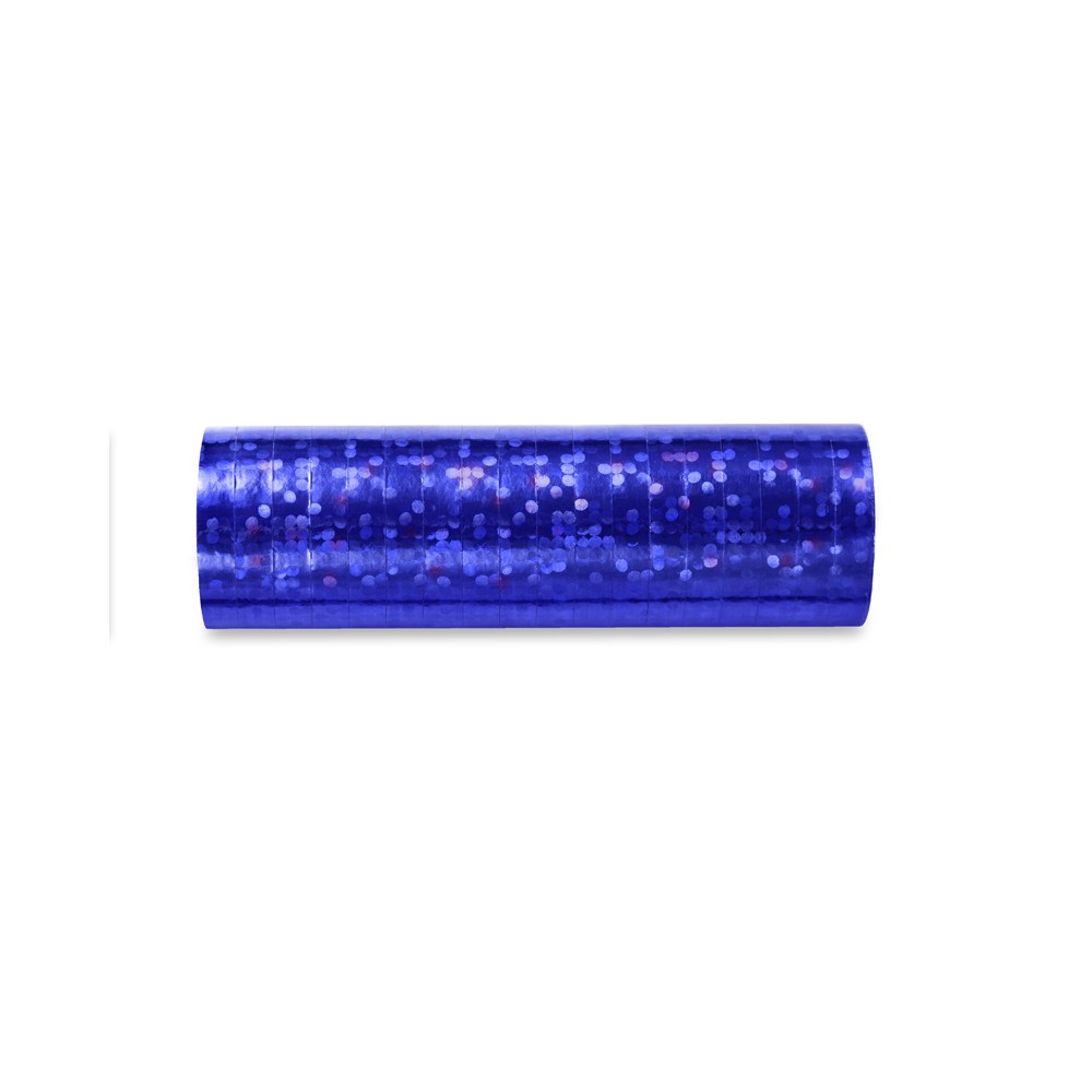 18 Serpentins holographiques - bleues