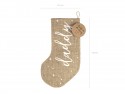 Chaussette de décoration ''Daddy'' blanc