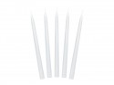 10 Bougie conique mate - blanc