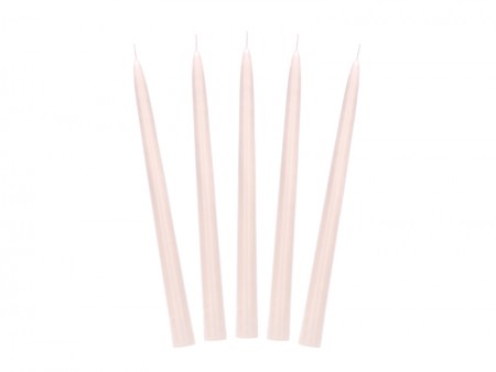 10 Bougie cierge mat - nude...
