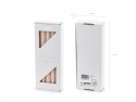 10 Bougie cierge mat - nude - 24cm
