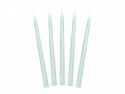10 Bougie cierge mat - sauge - 24cm