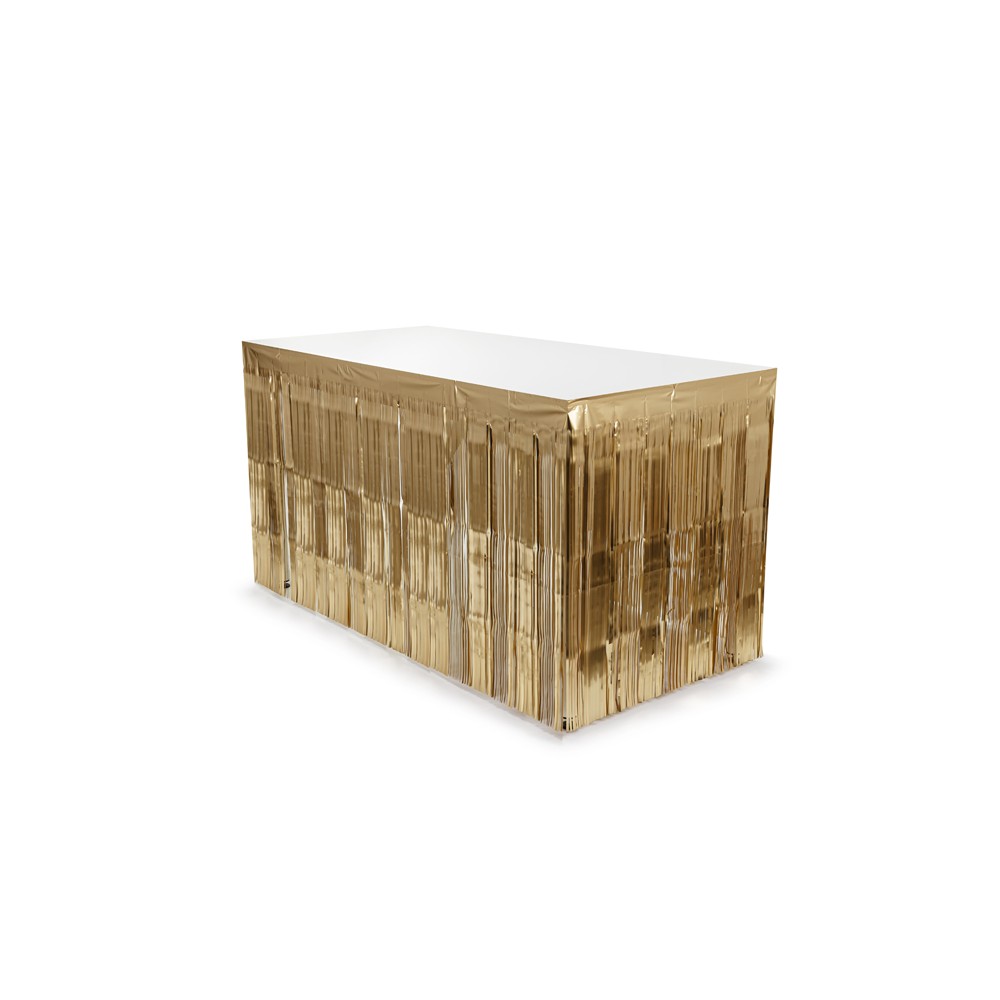 Jupe de table à franges - or luxe