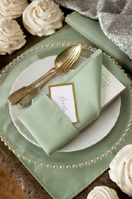 25 Serviettes de table en...