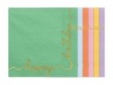 12 serviettes "Pastel Vibes" - 16.5 cm