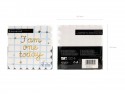 12 Serviettes de table "I am one today" Teddy Bear - beige