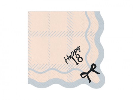 12 Serviettes Happy 18