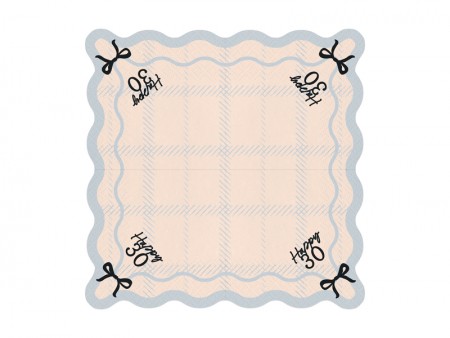 12 Serviettes Happy 30