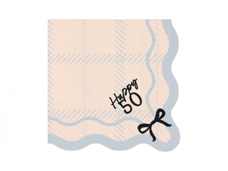 12 Serviettes Happy 50