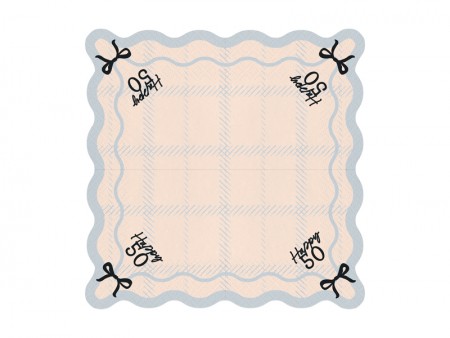 12 Serviettes Happy 50