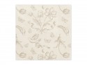 12 Serviettes Fleurs