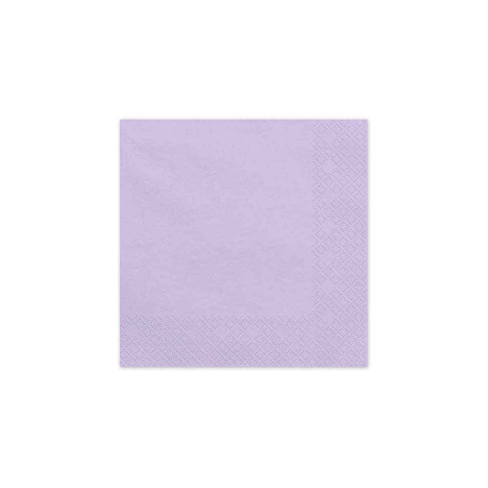 20 Serviettes en papier - lavande