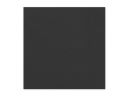 20 Serviettes en papier - noir