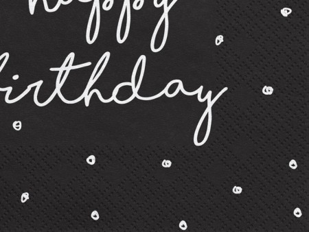 20 Serviettes Happy Birthday
