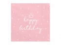 20 Serviettes Happy Birthday