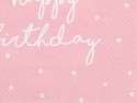 20 Serviettes Happy Birthday