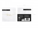 20 Serviettes Amour - or