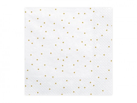 20 Serviettes à pois