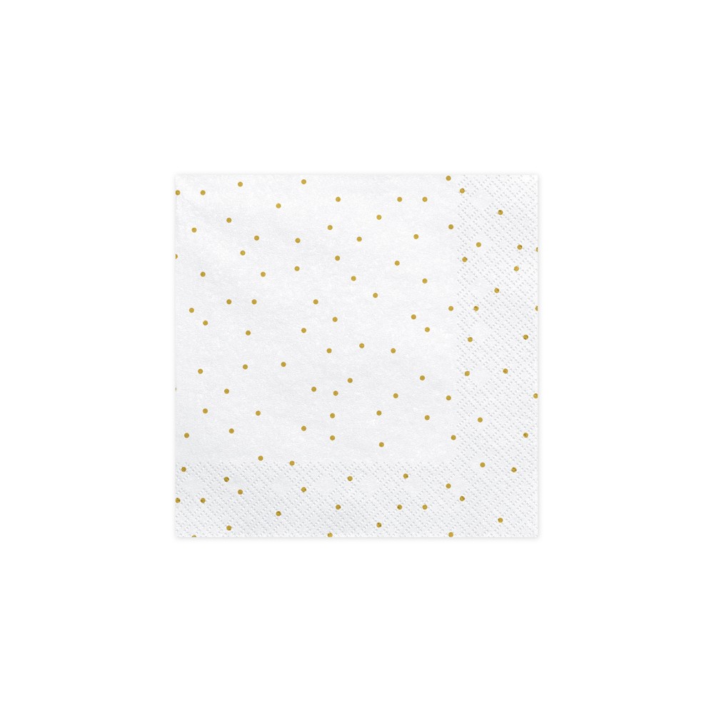 20 Serviettes à pois