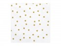 20 Serviettes de table Etoiles - or