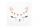 20 serviettes "chat"