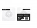 20 Serviettes de communion IHs - 33x33cm - argent