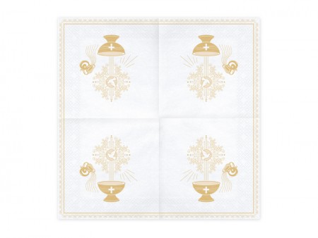 20 Serviettes de baptême -...