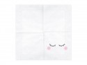 20 Serviettes de table - yeux clos