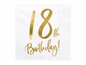20 serviettes " 18 ans "