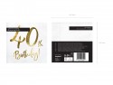 20 serviettes " 40 ans "