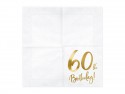 20 serviettes " 60 ans "
