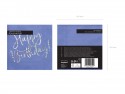 20 Serviettes de table Happy Birthday - bleu marine