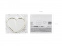 20 Serviettes de table - coeur