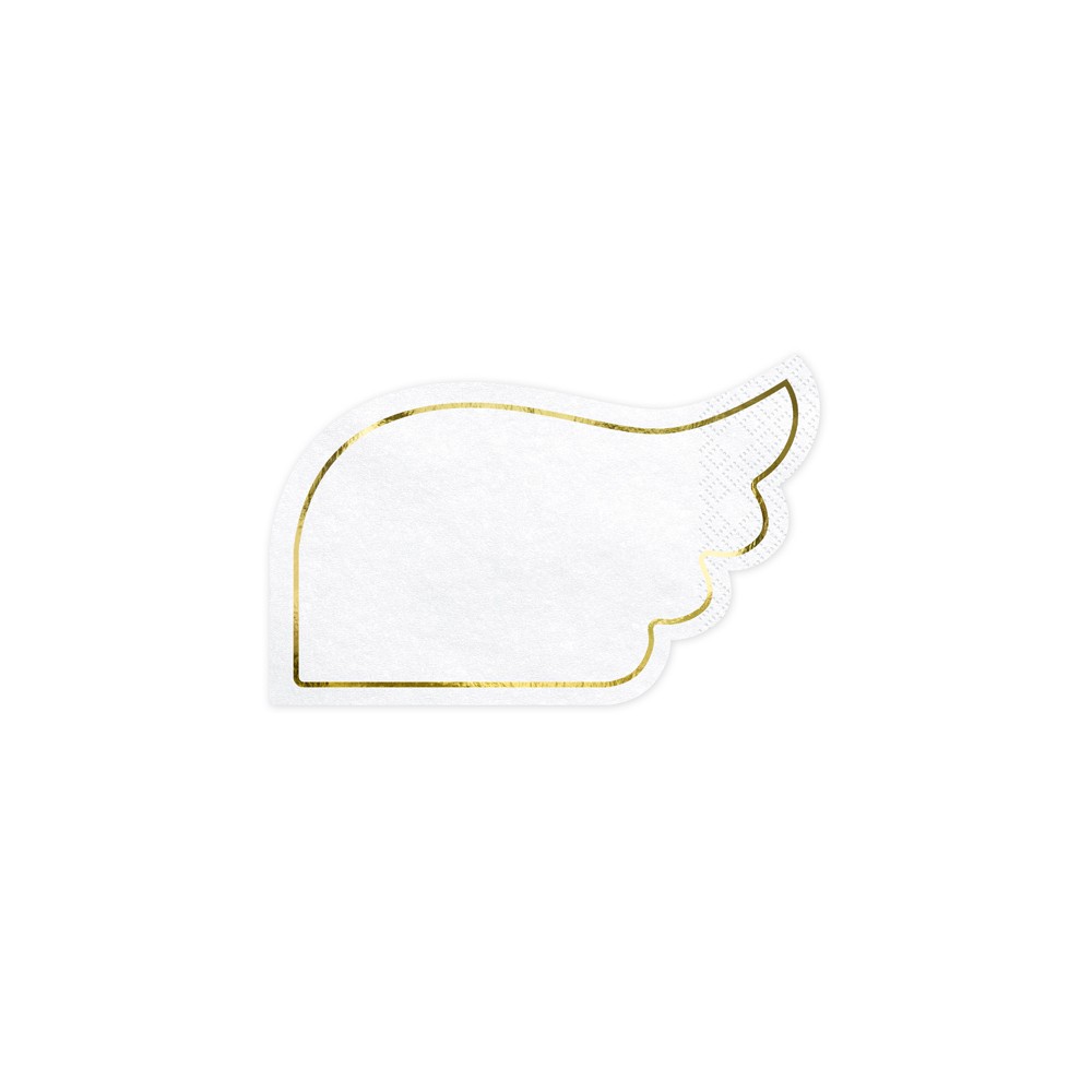20 Serviettes de table - Ailes - 16cm