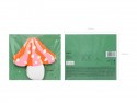 20 Serviettes de table Champignons