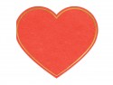 20 Serviettes Coeur - rouge