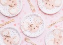 20 Serviettes de table Souris - rose clair -
