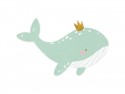 20 serviettes "baby baleine" - 16 cm
