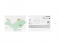 20 Serviette de table Baleine - mix - 16x10 cm