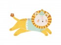 20 Serviettes de table Lion - mix - 16x10 cm
